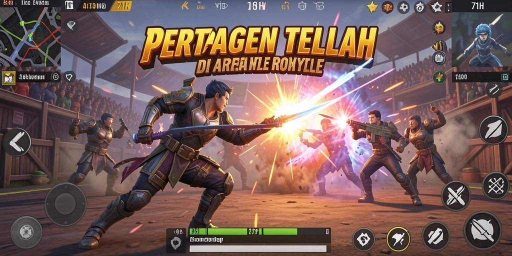 Gameplay Battle Royale yang intens dan seru dari 71H.