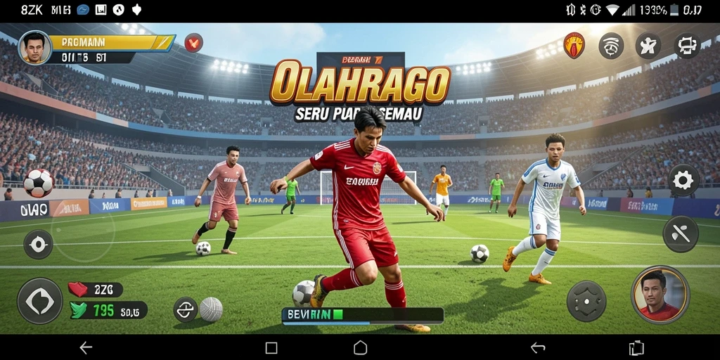 Tampilan gameplay <strong>8ZK</strong> yang menegangkan saat bertanding di lapangan.