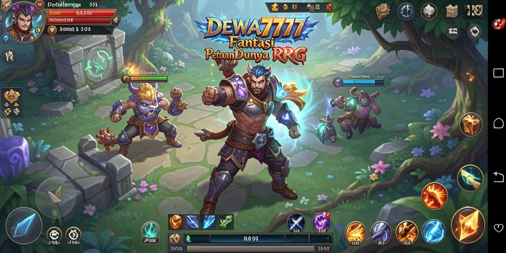 Gameplay DEWA777 yang seru dan penuh aksi dalam dunia RPG.