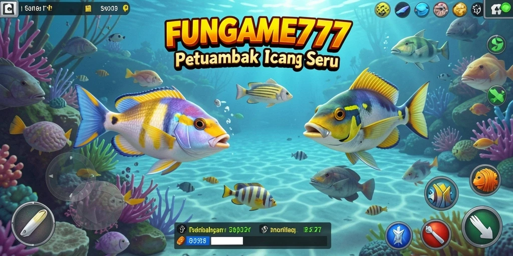 Tampilan menarik dari gameplay menembak ikan di FUNGAME777.