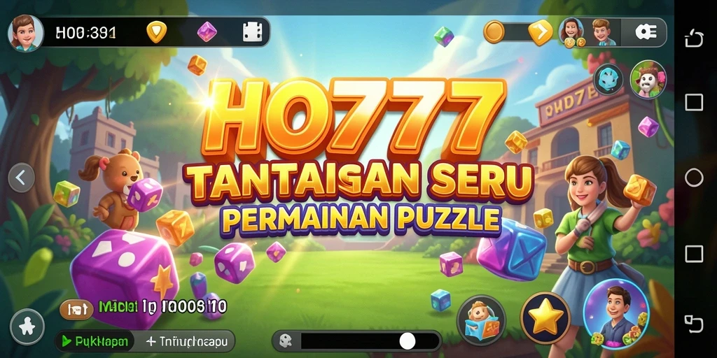 Gameplay seru dan menantang dalam permainan Puzzle HO777.