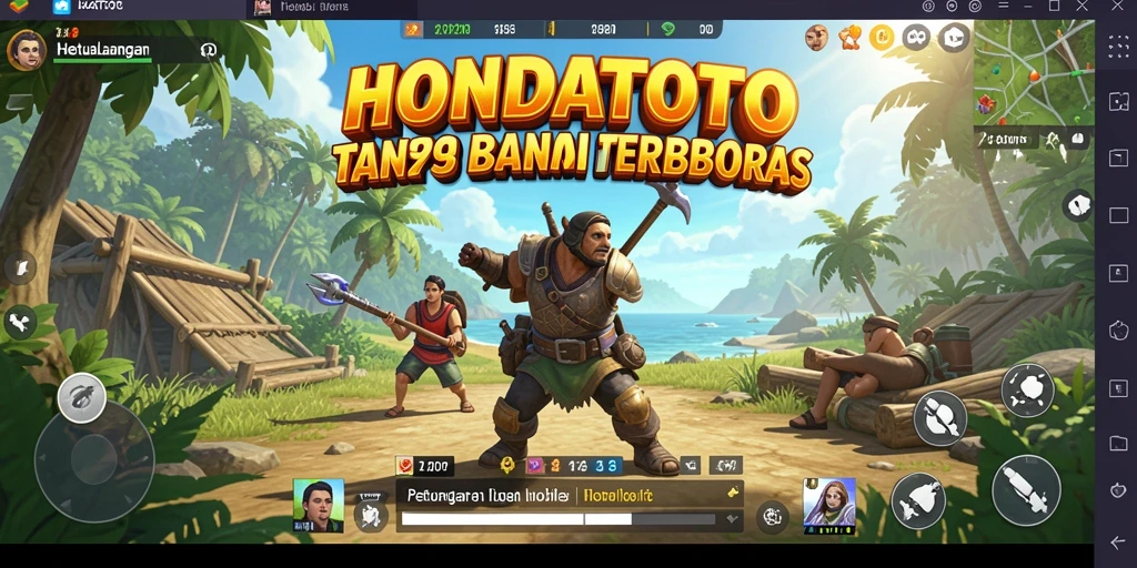 Gambaran gameplay Open World yang menakjubkan dalam HONDATOTO.