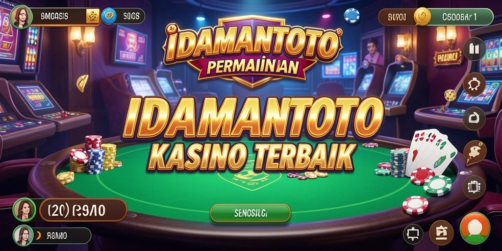 Tampilan menarik saat bermain game Kasino di IDAMANTOTO.