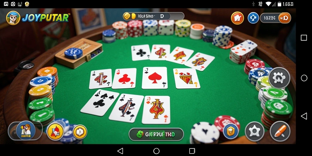 Tampilan menarik dan gameplay Gaple yang seru.