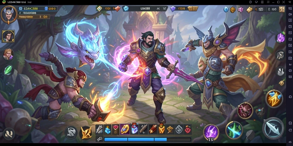 Tampilan mendalam gameplay MMORPG yang seru dan interaktif.