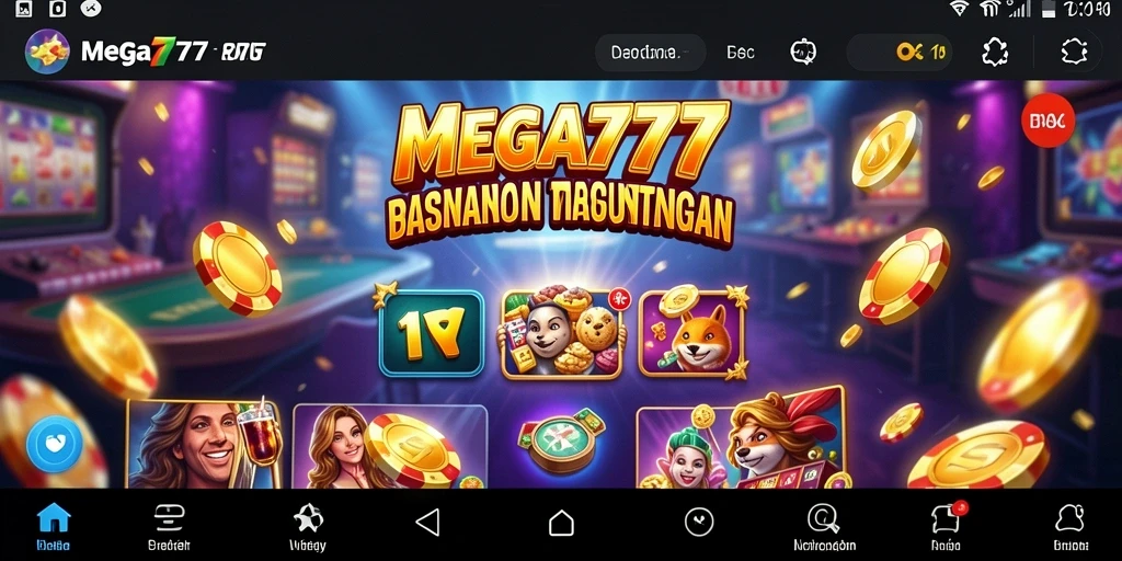 Tampilan permainan Kasino yang seru di MEGA777.