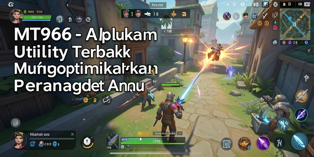 Tampilan antarmuka MT966 yang bersih dengan akses cepat ke fitur Utility.