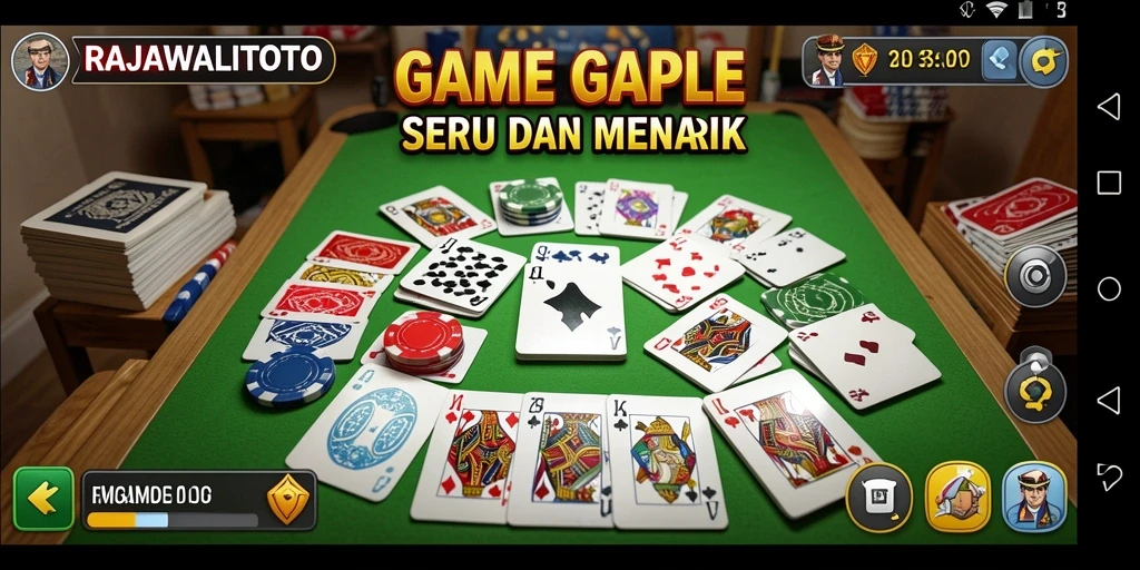 Screenshot gameplay RAJAWALITOTO yang menarik dan seru.