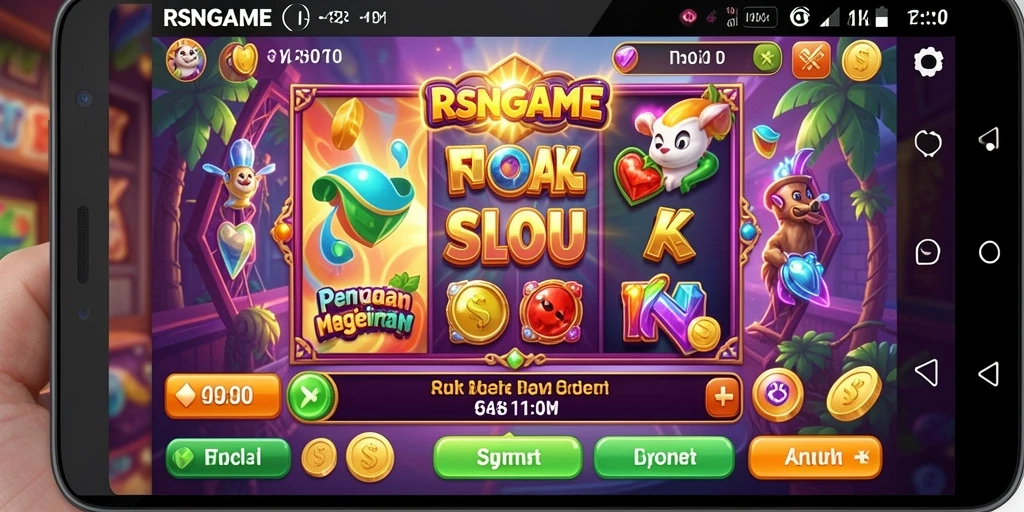 Tampilan screenshot utama RSNGAME yang menampilkan keseruan gameplay Slot.
